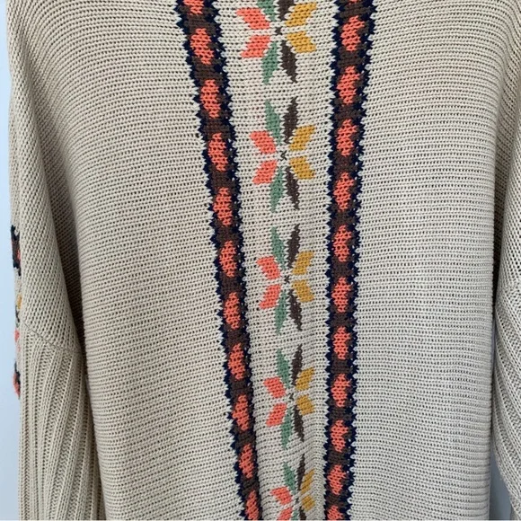 Quinn Tan Artful Cardigan Sweater (Size M) GREAT for spring and Summer evenings! - Picture 7 of 7